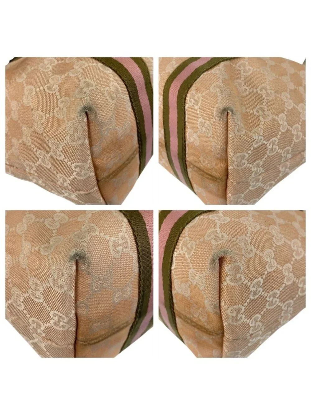 Gucci Sherry Line Pink Tote Bag